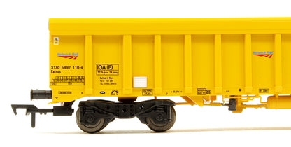 Pre-Owned IOA Ballast Wagon Network Rail Yellow 3170 5992 110-4