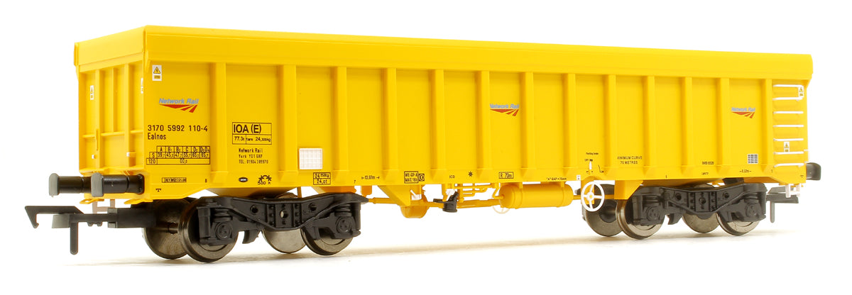 Pre-Owned IOA Ballast Wagon Network Rail Yellow 3170 5992 110-4