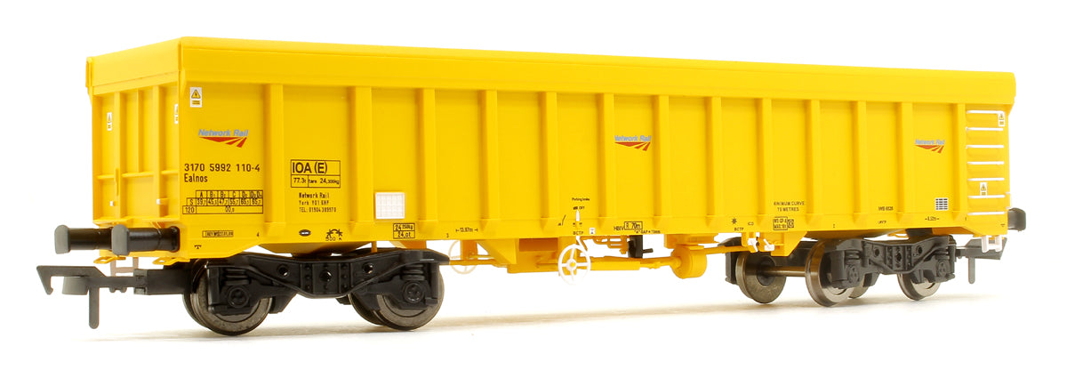 Pre-Owned IOA Ballast Wagon Network Rail Yellow 3170 5992 110-4