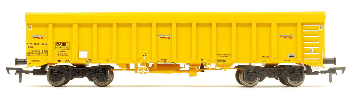 Pre-Owned IOA Ballast Wagon Network Rail Yellow 3170 5992 110-4