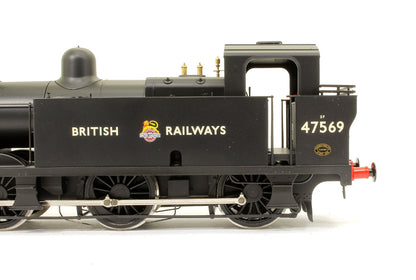 Pre-Owned Class 3F Jinty British Railways Black (Early Crest) 0-6-0 Tank Locomotive No.47569 Sound Fitted
