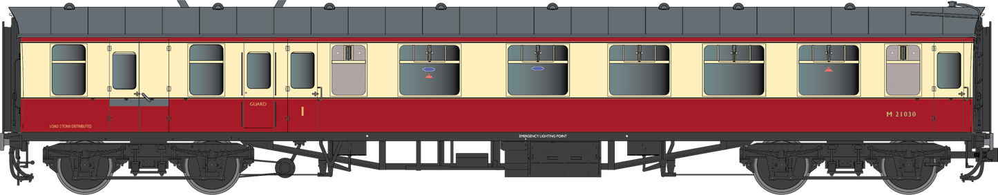 BR Mk1 Crimson & Cream BCK Unnumbered - DCC Fitted