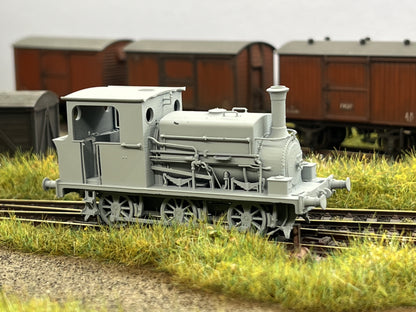 Manning Wardle L Class 'Bombay' in Lined Red 0-6-0ST Steam Tank Locomotive  - DCC Sound