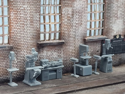 99009-043 O Gauge Workshop Details - Machine Shop Bundle