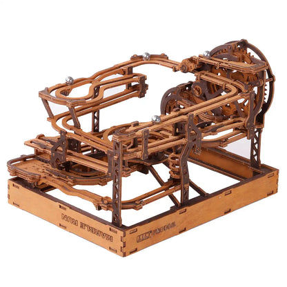 3D Wooden Puzzle – Marble Run