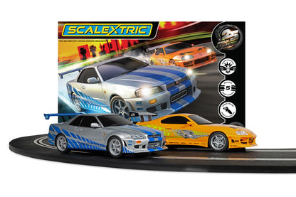 C1465M Scalextric Fast and Furious - 25 Years - Supra vs R34