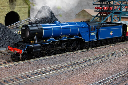 R30476SS Class A3 4-6-2 BR Blue 60063 "Isinglass" Steam Locomotive - DCC Sound & Smoke
