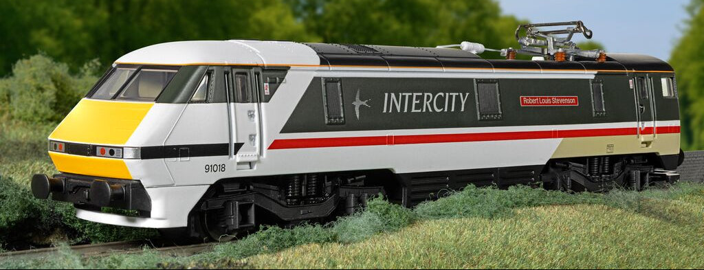 R30527 RailRoad Class 91 Intercity 91018 'Robert Louis Stevenson' Electric Locomotive