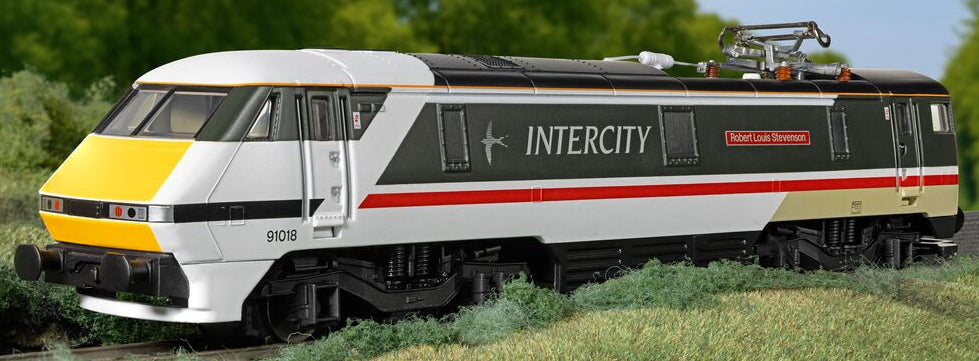 R30527TXS RailRoad Class 91 Intercity 91018 'Robert Louis Stevenson' Electric Locomotive - DCC Sound
