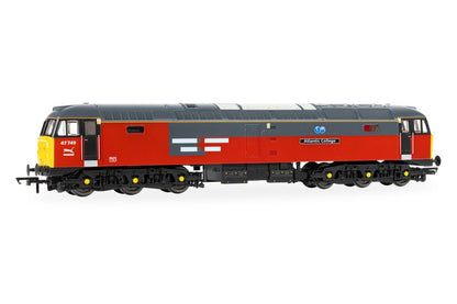 R30543 RailRoad Class 47/7 RES 47749 'Atlantic College' Diesel Locomotive