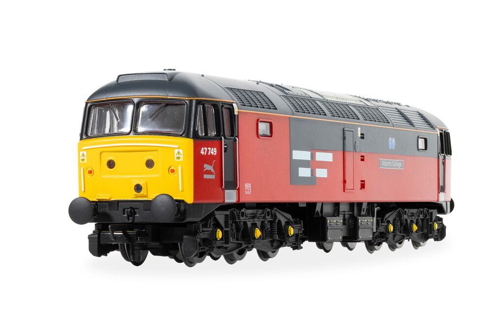 R30543 RailRoad Class 47/7 RES 47749 'Atlantic College' Diesel Locomotive