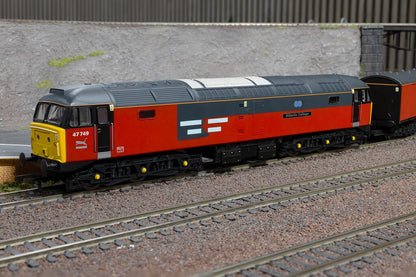 R30543 RailRoad Class 47/7 RES 47749 'Atlantic College' Diesel Locomotive