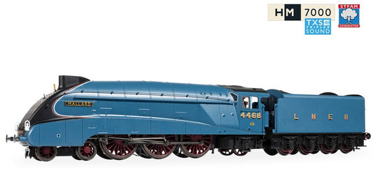 R30551SS Class A4 4-6-2 LNER Garter Blue 4468 'Mallard' Steam Locomotive - DCC Sound & Smoke