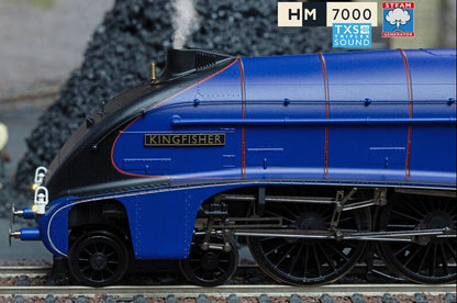 R30553SS Class A4 4-6-2 BR Ultramarine Blue 60024 "Kingfisher" Steam Locomotive - DCC Sound & Smoke