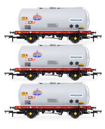 R60334 TTA 45T Tank Wagon Triple Pack 'BRT/Amoco' 57484/5/6
