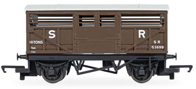 R60353 RailRoad Triple Wagon Pack - Open Wagon, Tank Wagon & Cattle Van