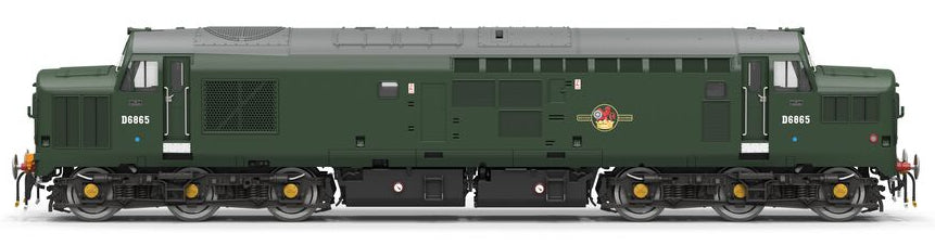 TT3063M BR Class 37 D6865 Class 37/0 BR Green D6865 Diesel Locomotive