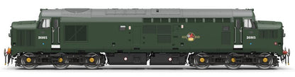 TT3063M BR Class 37 D6865 Class 37/0 BR Green D6865 Diesel Locomotive