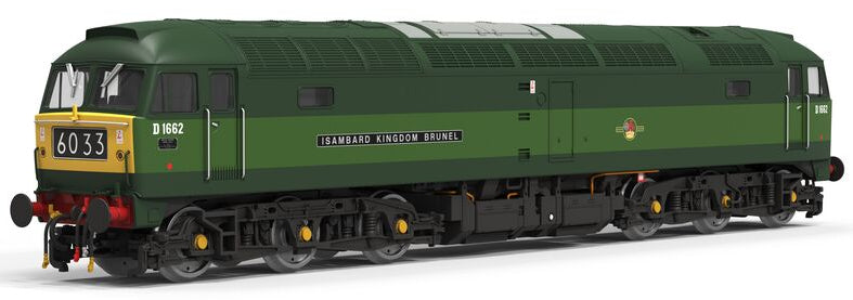 TT3096 Class 47 BR Green SYP D1662 'Isambard Kingdom Brunel' Diesel Locomotive