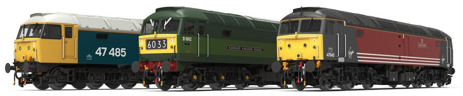 TT3096 Class 47 BR Green SYP D1662 'Isambard Kingdom Brunel' Diesel Locomotive