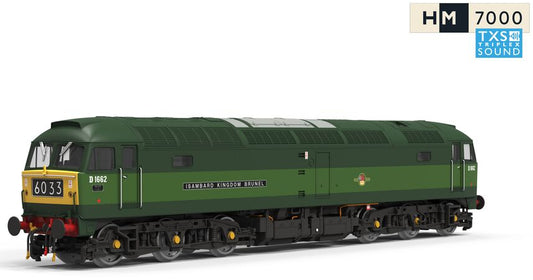 TT3096TXS Class 47 BR Green SYP D1662 'Isambard Kingdom Brunel' Diesel Locomotive - DCC Sound