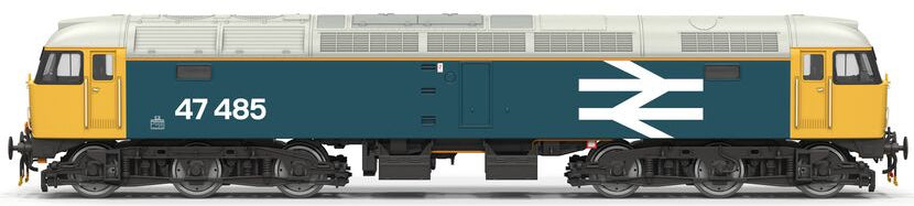 TT3097 Class 47/4 BR Large Logo Blue 47485 Diesel Locomotive