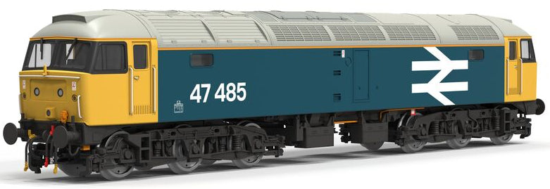 TT3097 Class 47/4 BR Large Logo Blue 47485 Diesel Locomotive