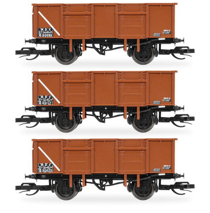 BR 21T Mineral wagon 313093, 313075 & 313127 Triple Pack