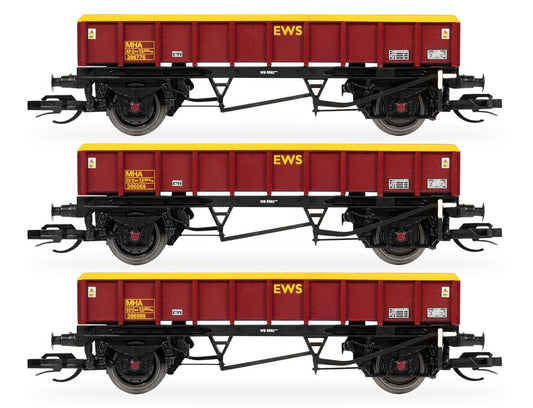 EWS MHA ‘Coalfish’ Ballast Wagon No.396059, 396776 & 396999 Triple Pack