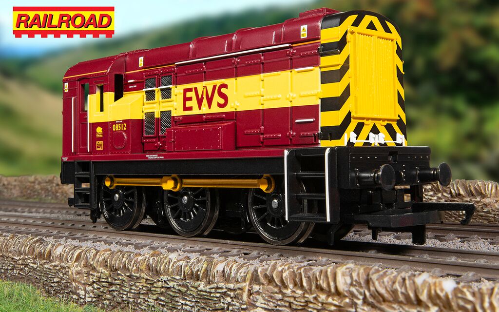 RailRoad EWS Class 08 No.08512 Diesel Locomotive