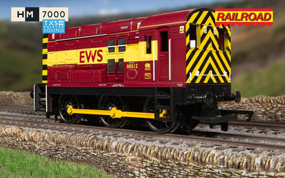 RailRoad EWS Class 08 No.08512 Diesel Locomotive - DCC Sound