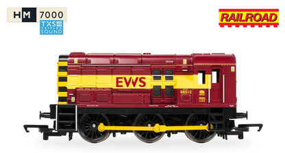 RailRoad EWS Class 08 No.08512 Diesel Locomotive - DCC Sound
