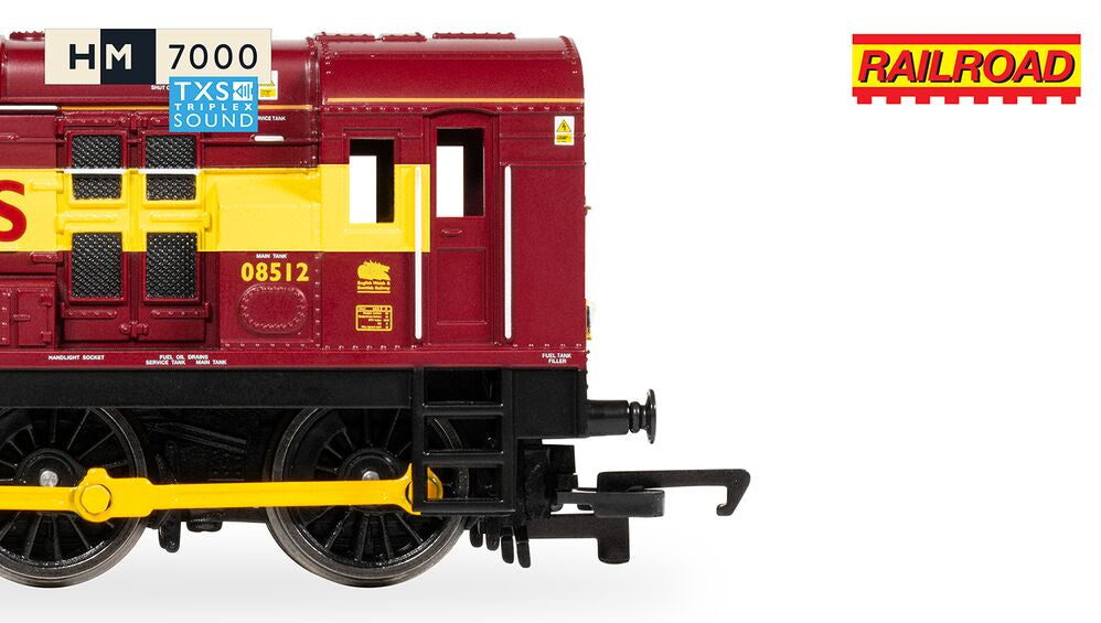 RailRoad EWS Class 08 No.08512 Diesel Locomotive - DCC Sound
