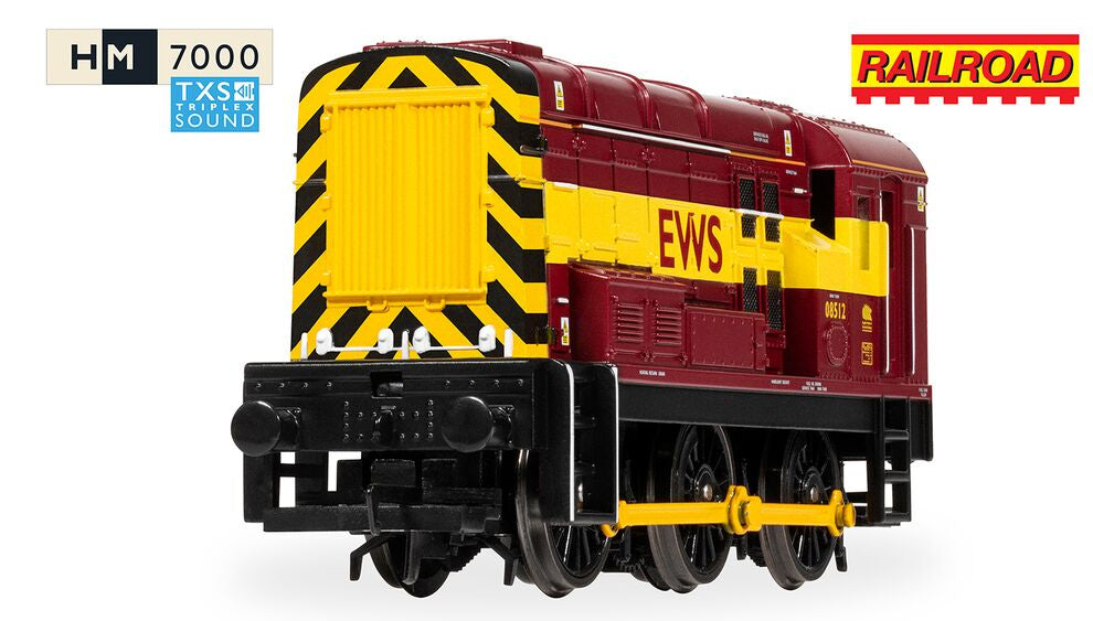 RailRoad EWS Class 08 No.08512 Diesel Locomotive - DCC Sound