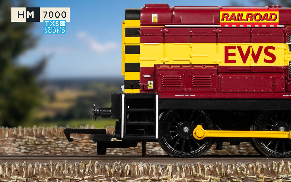 RailRoad EWS Class 08 No.08512 Diesel Locomotive - DCC Sound