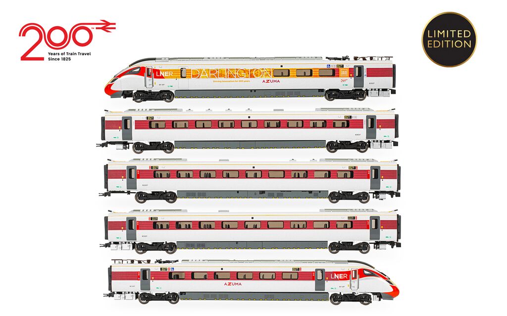LNER Azuma Class 801/2 Railway 200 5 Car Train Pack