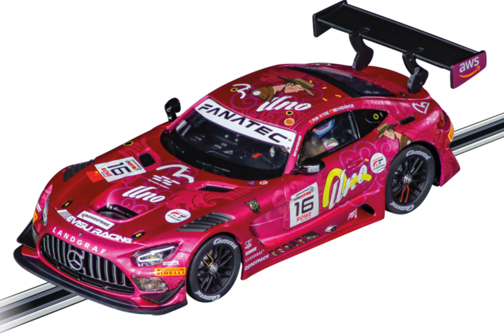 Amg Rails Carrera 20032062 Carrera Digital 132 Mercedes-AMG GT3 Evo – Rails