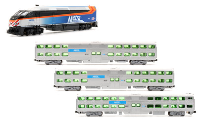 Pre-Owned MP36PH Chicago Metra Gallery Bi-Level Commuter Train