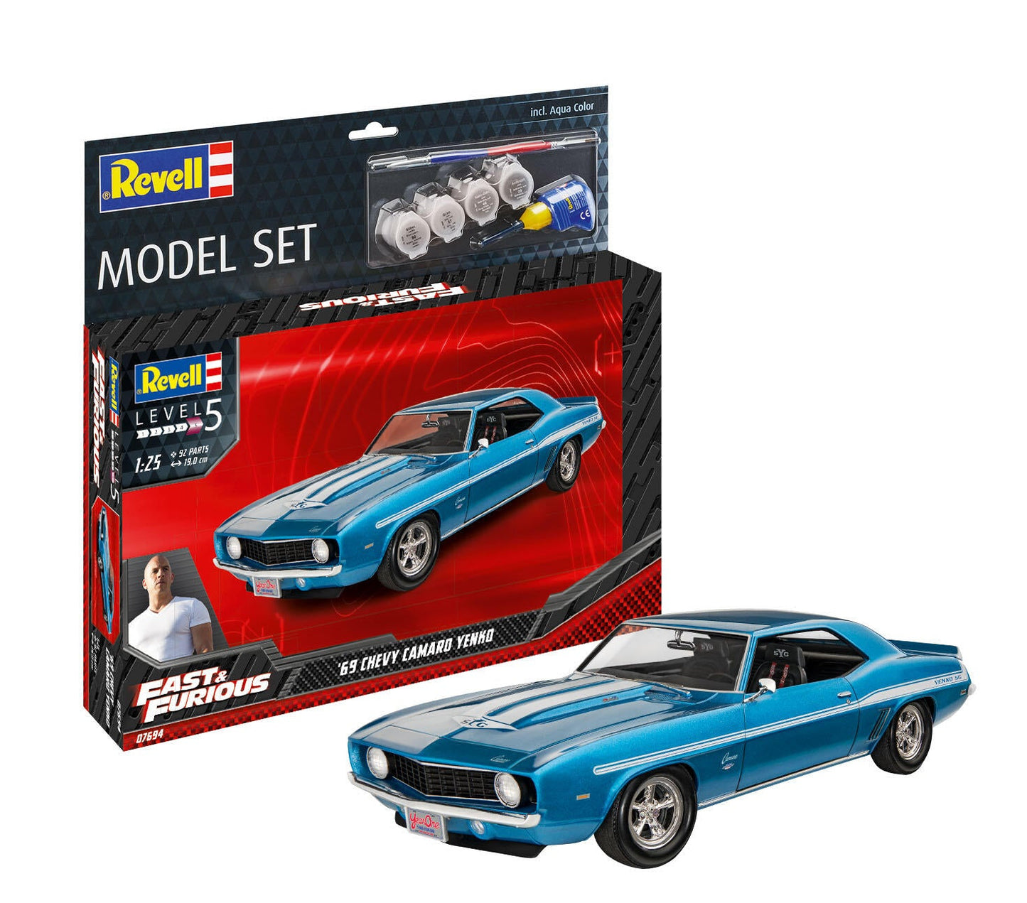 Fast & Furious 1969 Chevy Camaro Yenko Model Set
