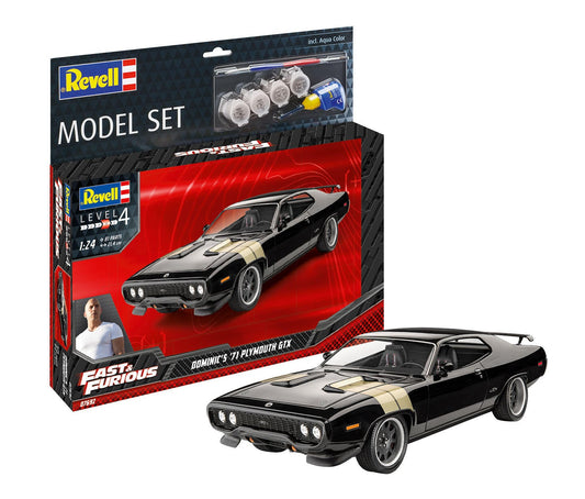 Fast & Furious Dominic's 1971 Plymouth GTX Model Set