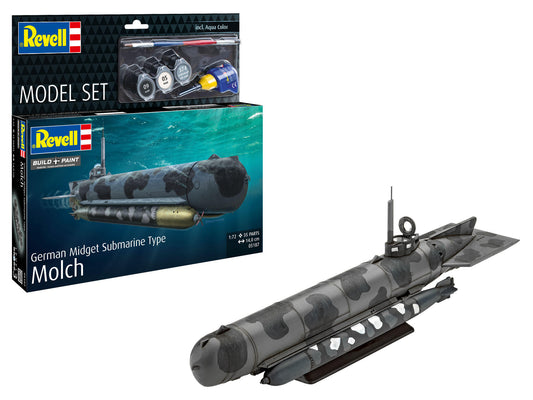Model Set German Midget Submarine Type Molch Model Kit