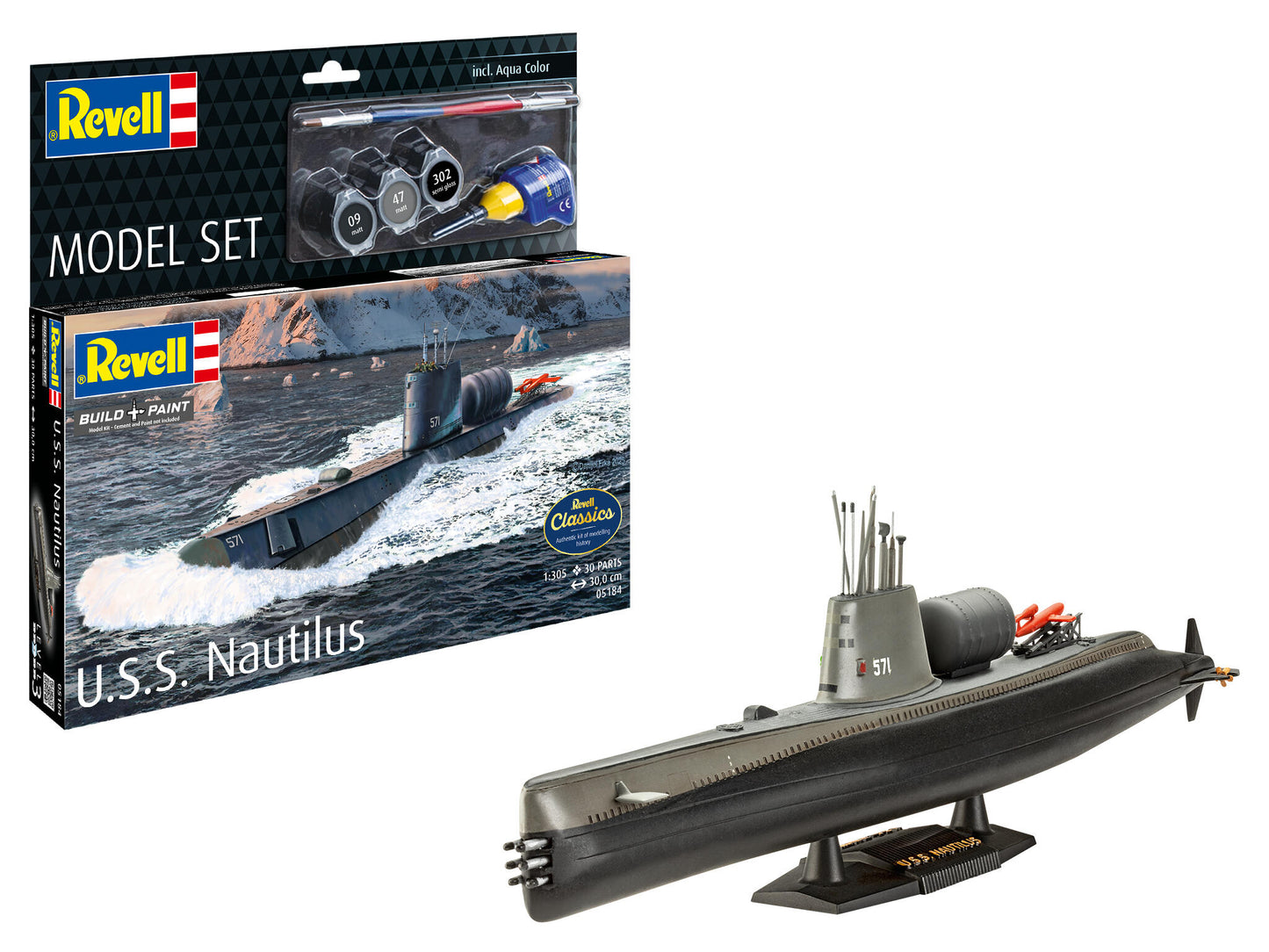 65184 Model Set U.S.S. Nautilus Model Kit