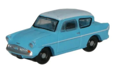 Ford Anglia Caribbean Turquoise/White