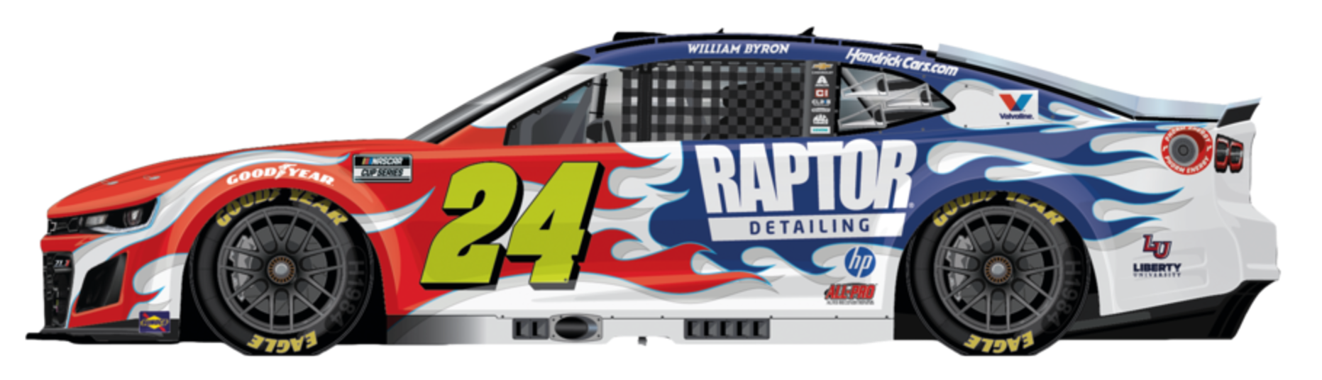 Carrera 20027889 Carrera Evolution NASCAR Camaro NextGen ZL1 – Rails