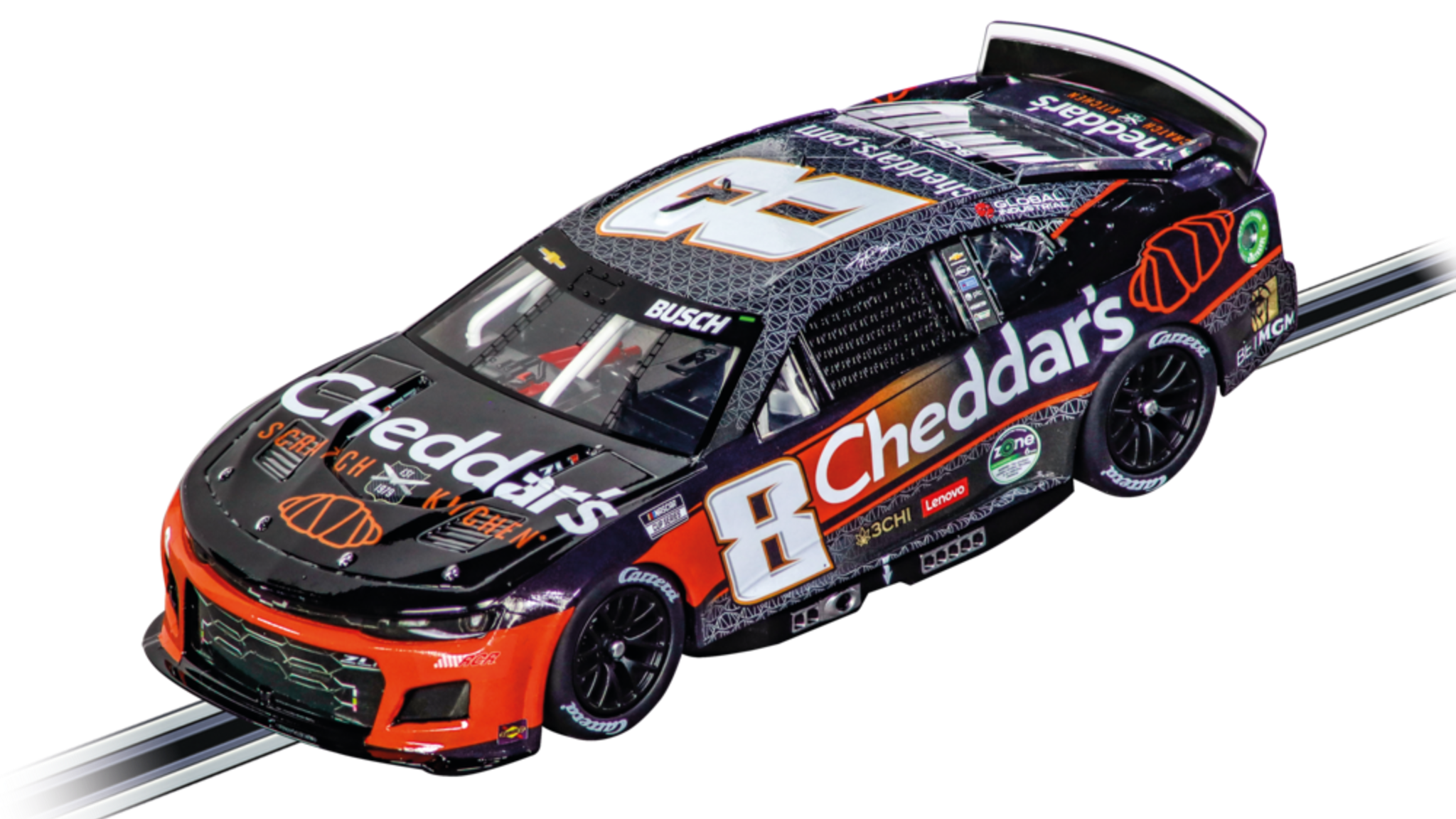 Carrera 20027843 Carrera Evolution NASCAR Camaro NextGen ZL1 – Rails