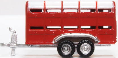 NFARM004 Livestock Trailer Red