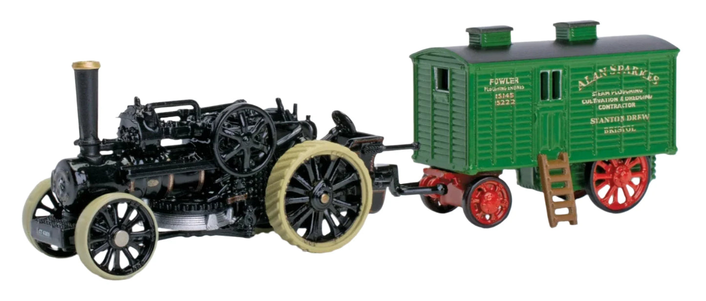 Fowler BB1 Ploughing Engine No15222 Bristol Rover + Living Wagon