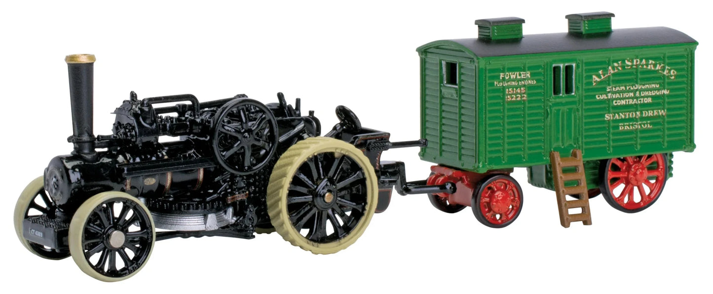 Fowler BB1 Ploughing Engine No15222 Bristol Rover + Living Wagon