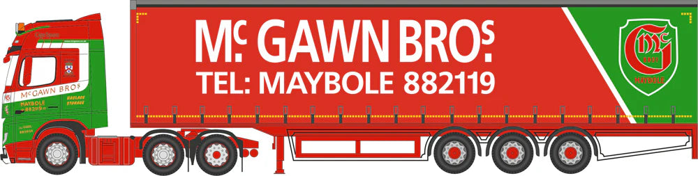 Mercedes Actros Curtainside McGawn Bros