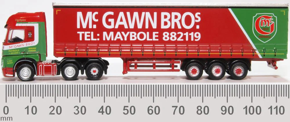 Mercedes Actros Curtainside McGawn Bros